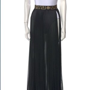 Versace Black Maxi Skirt